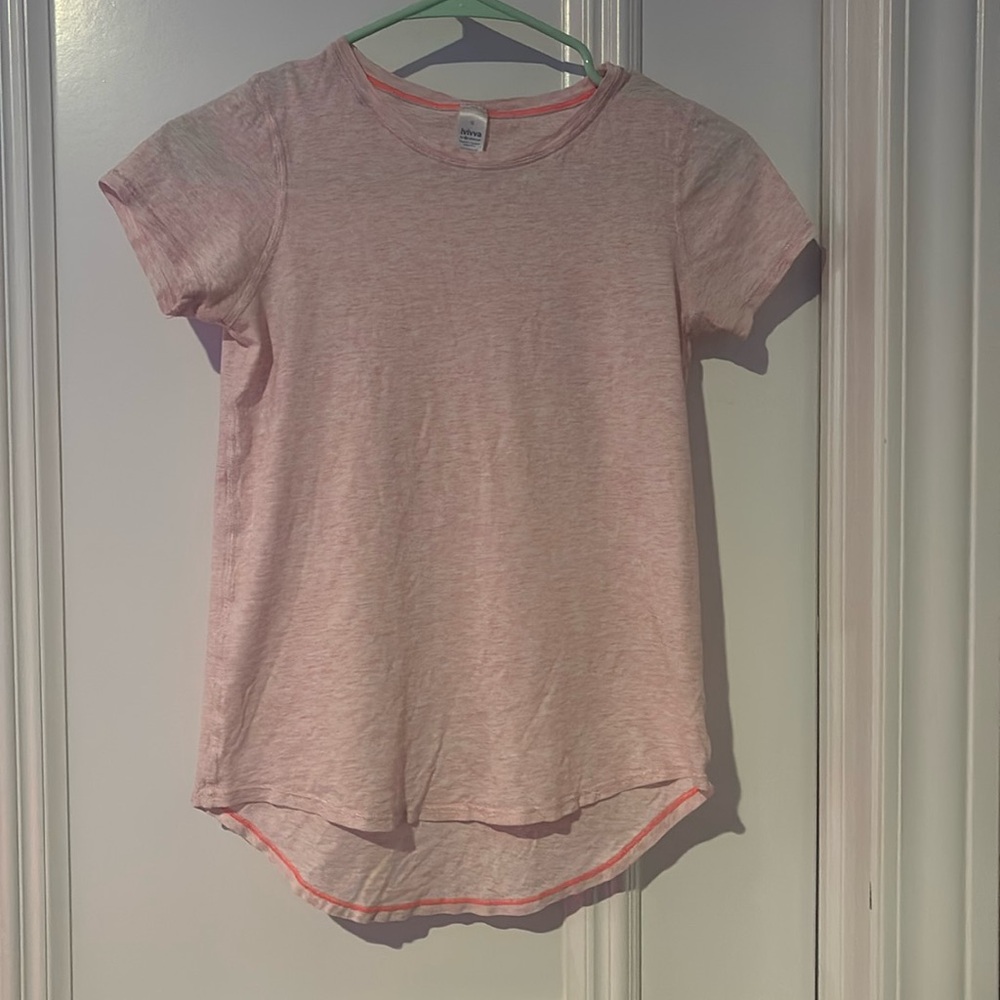 Ivivva pink t shirt. Size 12. Slightly used.